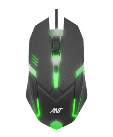 Ant GM46 2400DPI RGB Wired Gaming Mouse Black
