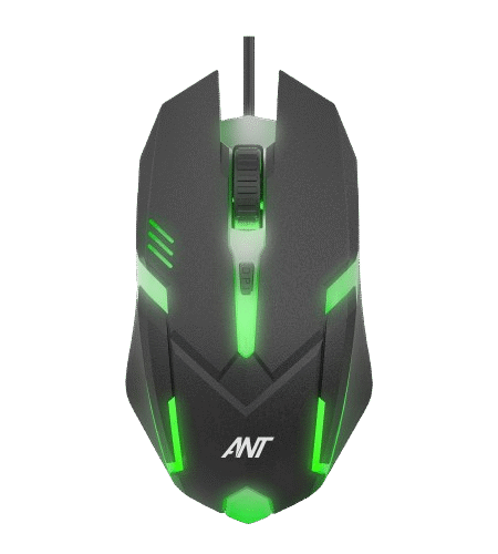 Ant GM46 2400DPI RGB Wired Gaming Mouse Black