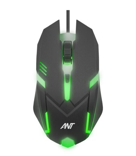 Ant GM46 2400DPI RGB Wired Gaming Mouse – Black - Image 10