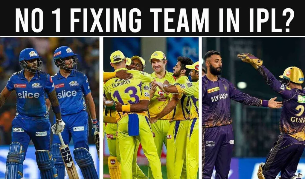 Which is No 1 Fixing Team in IPL