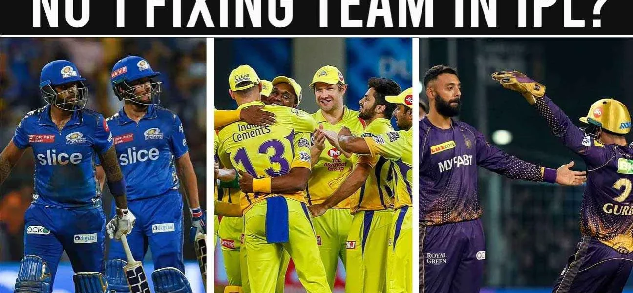Which is No 1 Fixing Team in IPL