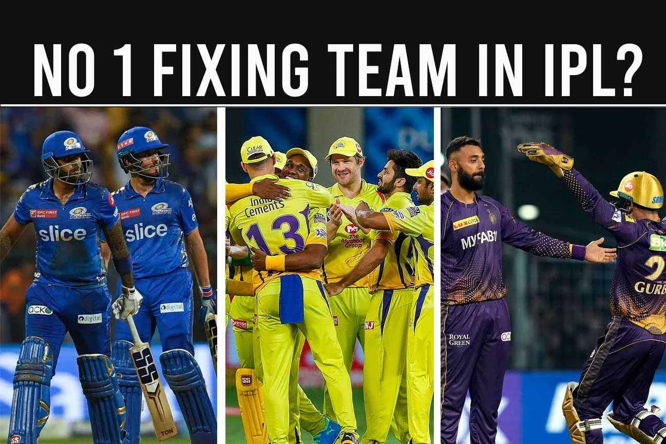 Which is No 1 Fixing Team in IPL